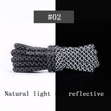 Custom Fashion Polyester Quality Cheap Wholesale Shoelaces Reflective Fashion Shoelace photo-4