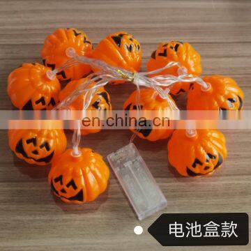 20 Halloween Pumpkin Battery Operated Holiday LED String Lights photo-6