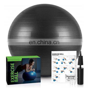 New Design Exercise Natural Rubber Yoga Fitness Ball,Yoga Ball 65Cm