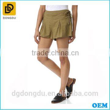 Hot sale summer top quality plain soft cotton dry fit women shorts 2016