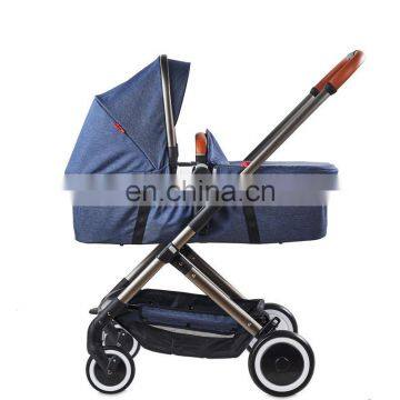 Factory 2 in 1 Aluminum Alloy Frame Foldable Pram Pushchair Stroller photo-5
