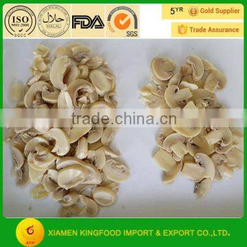 China canned champignon mushroom slice/p&s export price