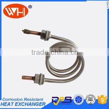 Economical titanium chiller coil, titanium heater