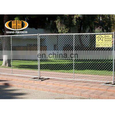 construction temporary chain link fence panels hot sale