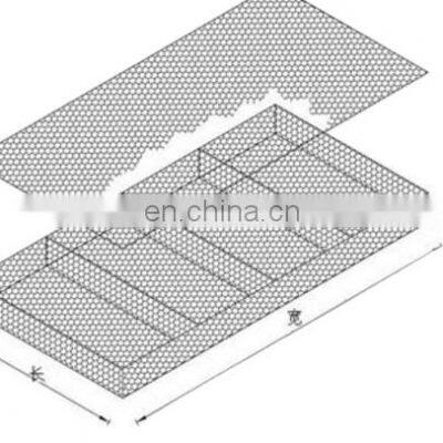 Reno Mattress Hexagonal Gabion Cage River Protection Woven Galvanized Chain Link Mesh