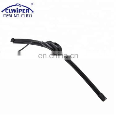 Windshield wiper inserts replacement size blades with nozzle and pipe water jet wiper blade