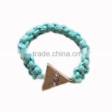 2016 Newest Artificial Jewellery Girls Woven Handmade Rings Jewelry Fashion Ring photo-4