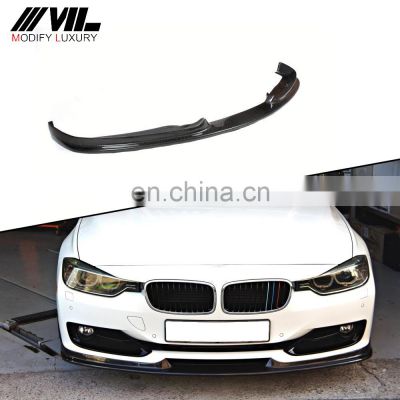 Carbon Fiber Car Front Bumper Lip for BM W F30 Chin spoiler