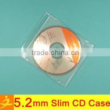 5mm slim clear PS cd dvd case