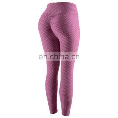 Ladies Colorful Ruched Scrunch Butt Lifting Fitness Tight High Waist Booty Workout Yoga Pants Stretch Leggings