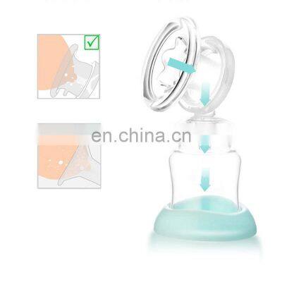 OEM Maternity Wholesale Private Label Korea Heavy Duty Manual Silicone Handsfree Breast Pump