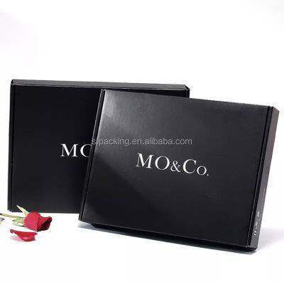 black corrugated mailer boxes customize