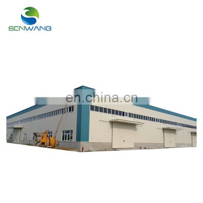 Low cost easy to build prefab large span steel structure warehouse factory building