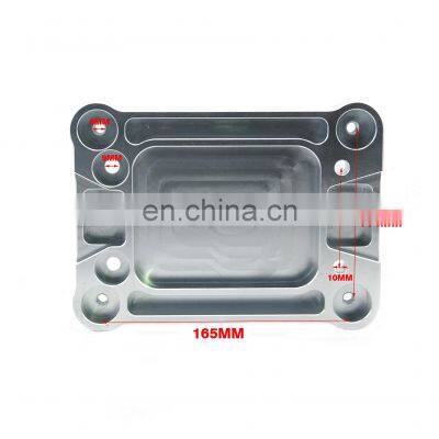 AOSU Silver Billet Aluminum Shifter Base Plate For Honda TSX Accord K24 Trans photo-2