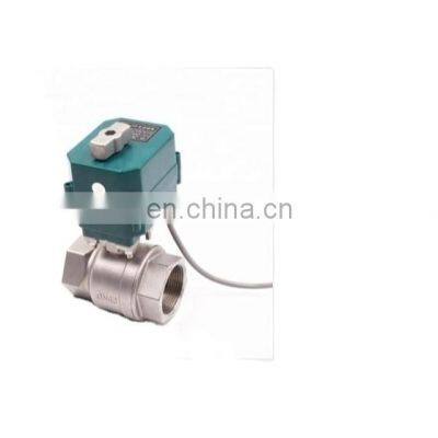 CR04 normally close AC85V-265V DN25 DN32 CTF-001 10nm ss304 Motorized stainless steel ball valve