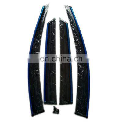 Best Selling Accessories ABS Rain Guard Protector Window Visor Vent Custom Car Sun Visor Wind Deflectors For Tiguan