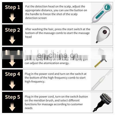 Hair Loss Treatment Machine Scalp Treatment Machine Hair Follicle Analysis Detector Growth Therapy Machine for Hair Regrowth photo-3