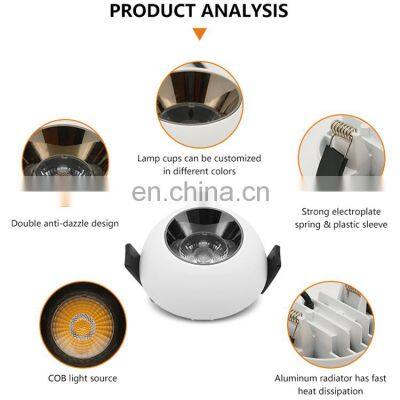 Trending Manufacturer Anti Glare Housing Office Down Lamp Ceiling COB 12Watt LED Spotlight photo-4