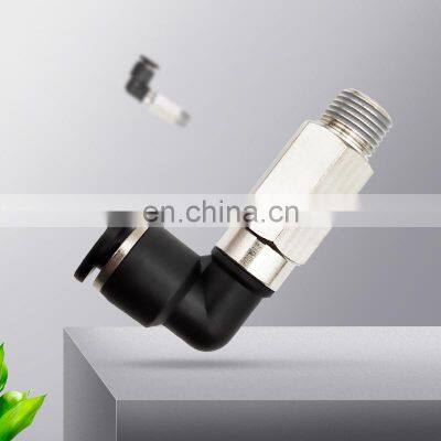 MPLL Series L-type Extension Two Way Air Push in Fitting Tracheal Solenoid Valve Plug photo-3
