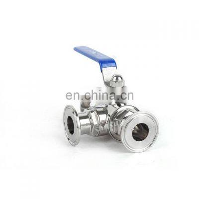 Full Diameter Internal Thread Stainless Steel 3 Three Way Ball Valve