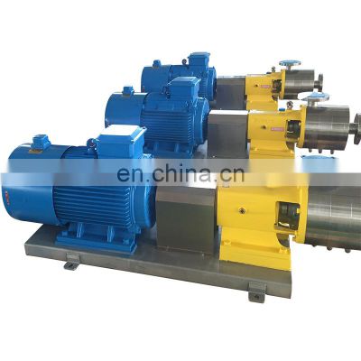 In-line high shear homogenizer mixer