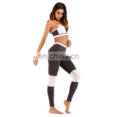 Custom Design Women Fitness Yoga Wear Pants Sports Bra Sets Tops Women Clothes Seamless Gym Anti Cellulite Leggings