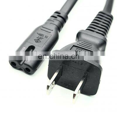 Guangzhou 2-Prong US-Standard Plug Power Cord IEC-60320 IEC320 C7 to NEMA 1-15P Power Cord Cable