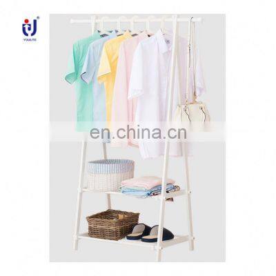 Factory Direct White Powder Coated Plastic Compact Clothes Drying Rack