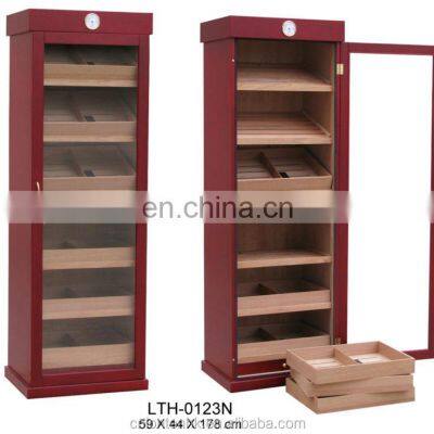 Large LED Cedar wood Lined Trays Display 2000ct cigar humidor cabinet