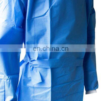 Reinforced disposable nonwoven isolation surgical drapes and gowns price of surgical SMS gowns