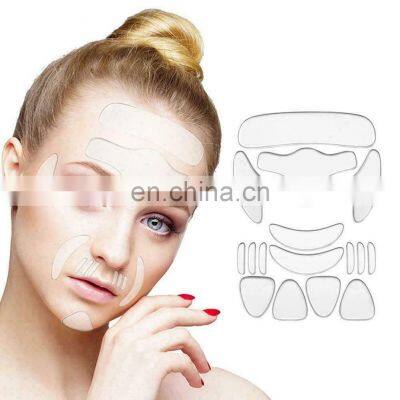 Silicone Anti-Wrinkle Pads Reusable - Forehead / Neck / Decree / Chest Pads photo-4