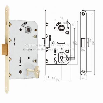 AGB Ukraine Russia Mortise Lock/Lock Body For Wooden Door photo-2