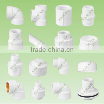 Injection technics of PVC fittings