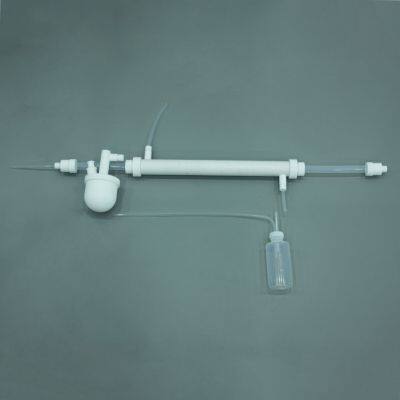 PTFE Reaction Distillation Flask 1000ml Double-necked Buffer Bottle With Valve Four-necked Flask With Condenser and Stirring Paddle photo-3