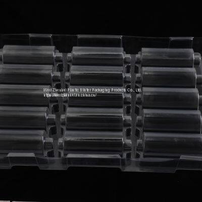 PET Thermoformed Plastic Blister Trays Vacuum Forming Battery Blister Packaging photo-4