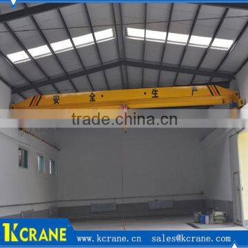 Steel wheel trolley overhead crane,electric driven crane