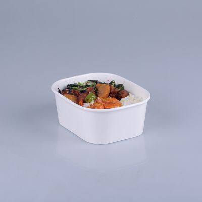 Rectangular Paper Disposable Salad Bowl