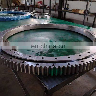 115 Inch Four-Point Contact 2922x3376x174 mm Ball Slewing Ring Bearing With Inside Gear photo-2