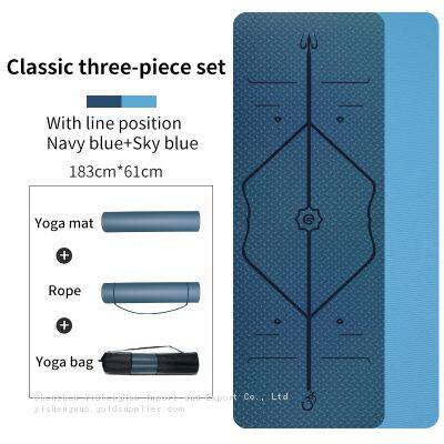 Tpe 6mm Yoga Mat High Quality Health And Fitness Tpe Yoga Mat 6mm