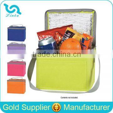 Promotional Cheap Aluminum Foil Cooler Bag Non Woven Fabric Aluminum Foil Cooler Bag