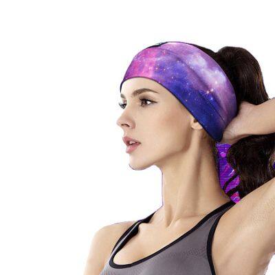 Wireless Bluetooth sports headband sleep headscarf sports running fitness headband yoga hair band music headset