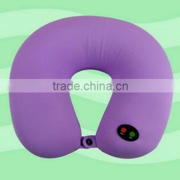 Purple Battery Operated Neck Massager Massage Pillow