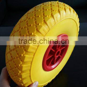 Economic and durable PU foam wheels 3.00-4 used for wheelbarrows