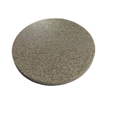 1 Pc Round Titanium Powder Sintered Plates Gas Distribution Conditioning System Air Stratification Filter Porous Titanium Plate 50μm photo-2
