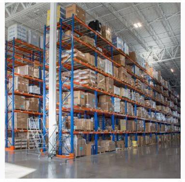 Industrial Heavy Duty Storage Shelves Stacking Units Metal Warehouse Pallet Racking