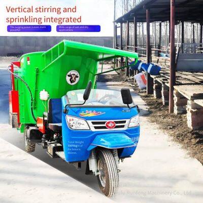 Small Three-wheel Electric Feed Spreader, Feeding Machine for Livestock Such as Cattle, Sheep and Horses, Pictures of Grass Spreader photo-3