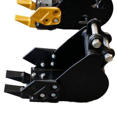 Hydraulischer Drehgreiferkübel für Bagger - Ideal für Baustellen und Abrissstellen