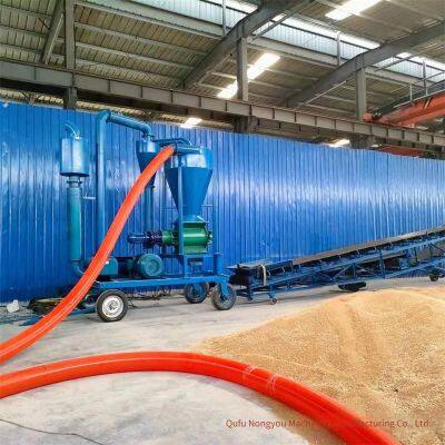 Пневматическая система транспортировки + разгрузчик зерна под отрицательным давлением. Настраиваемые зерноотсасывающие машины для зернохранилищ/морских причалов от Hongchang Machinery