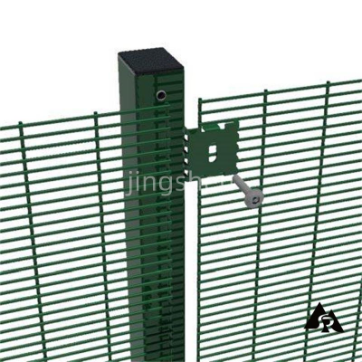 358 Black Metal Wire Mesh Dense Border Security Airport Anti-Climb Fence, Plastic Impregnated, Factory Direct Sales photo-5