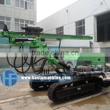 High drill speed!Rock killer!!HF140Y crawler type auger screw piling rig